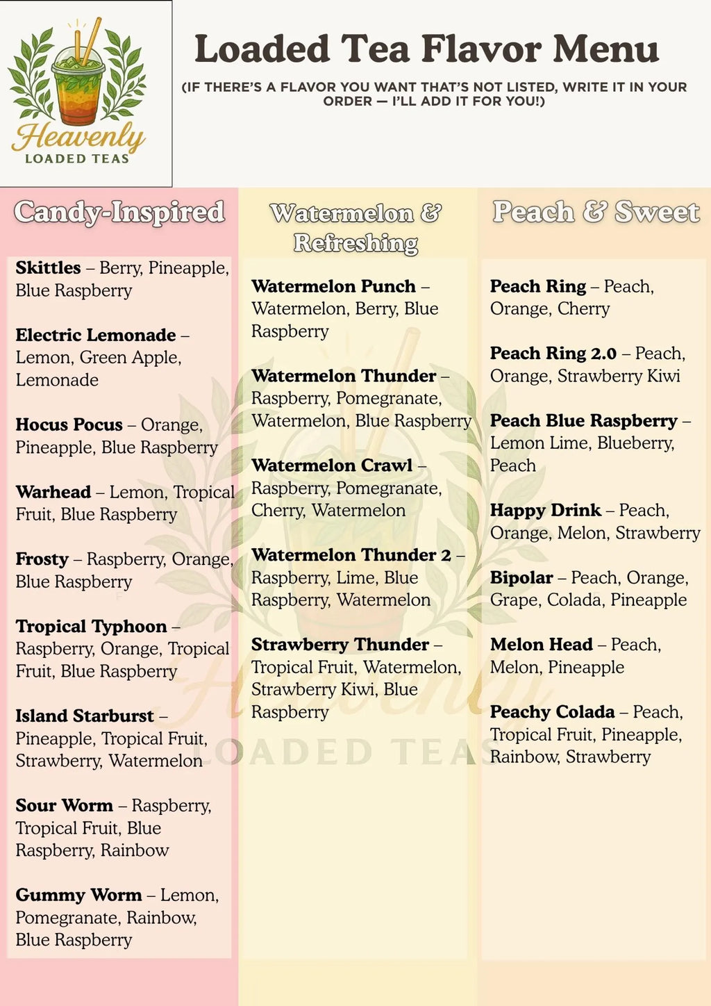 10 Pack Loaded Tea To Go At Home ( ZERO Sugar ) Fills 32 Oz | Keto Friendly Full of flavor Nutrition + ENERGY | Sugar Free Teas